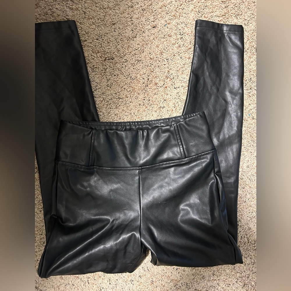 Vegan Leather Leggings